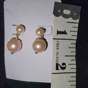Elegant Pearl Drop Earrings
